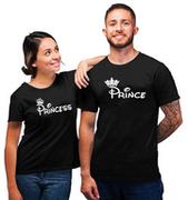 Moda i Uroda OUTLET - Koszulka Dla Par na święto zakochanych Princess Prince - miniaturka - grafika 1