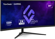 Monitory - Viewsonic VX3418C-2K 34" UltraWide Quad HD Czarny - miniaturka - grafika 1