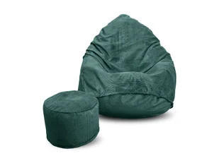 Pufa sako XXXXL worek + gratis ontario zielona - Pufy i podnóżki - miniaturka - grafika 1