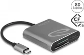 Czytniki kart pamięci - Czytnik Delock Delock USB Type-C Card Reader fur SD Express und CFexpress Speicherkarten 91000 - miniaturka - grafika 1