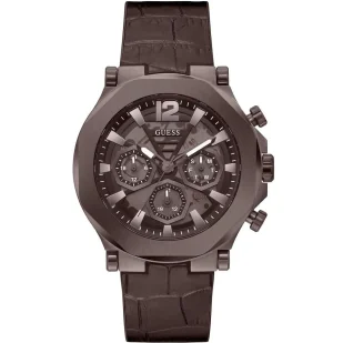 Zegarek Guess Edge zegarek męski na pasku brązowy GW0492G2 - Zegarki męskie Zegarek Guess Edge zegarek męski na pasku brązowy GW0492G2 - Zegarki męskie - miniaturka - grafika 1