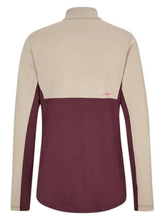 Ziener Bluza polarowa "Japra" w kolorze beżowo-czerwonym - Bluzy damskie - miniaturka - grafika 1