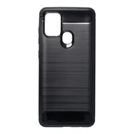 Etui i futerały do telefonów - Samsung Zalew mobile Wytrzymałe etui Back Case Carbon do Galaxy A21s czarny - miniaturka - grafika 1