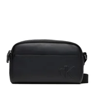 Torby męskie - Saszetka Calvin Klein Ck Camera Bag LV04D3247G Czarny - miniaturka - grafika 1