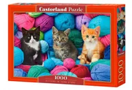 Puzzle - Puzzle 1000 el C-104796-2 Kittens in Yarn Store - miniaturka - grafika 1