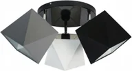 Lampy sufitowe - Lampa Sufitowa Plafon Diament Żyrandol Czarny I Do Wyboru Led E27 - miniaturka - grafika 1