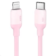 Kable USB - UGREEN kabel do szybkiego ładowania USB Typ C - Lightning (certyfikat MFI) chip C94 Power Delivery 1m różowy (60625 US387) 60625 US387 - miniaturka - grafika 1