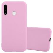 Etui i futerały do telefonów - Pokrowiec Do Samsung Galaxy A70e Etui w CANDY RÓŻOWY TPU Silikon Obudowa Case Cover Ochronny Plecki Cadorabo - miniaturka - grafika 1