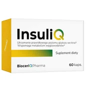 Glukometry i akcesoria dla diabetyków - BioceriQ InsuliQ, 60 kapsułek - miniaturka - grafika 1