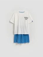 Skarpetki dla dzieci - Reserved - Dwuczęściowa piżama - niebieski - miniaturka - grafika 1