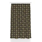 Zasłony - Zasłona z grafiką gotowa Retro wzór dekor 150x230, Fabricsy - miniaturka - grafika 1