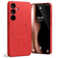 Etui i futerały do telefonów - Mercury MagSafe Semi-Silicone Sam S24+ G926 czerwony /red - miniaturka - grafika 1
