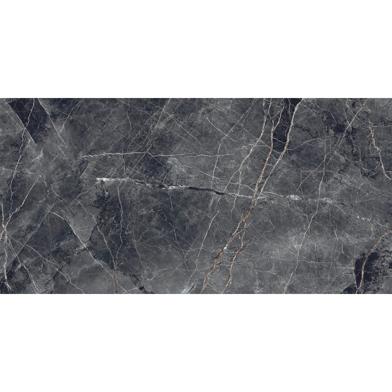 Mexen Eternity Nero gres szkliwiony rekt. G1, płytka podłogowo-ścienna 120 x 60 cm, połysk - TL112-120-060-02