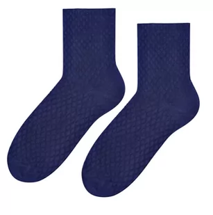 SKARPETY STEVEN 125 BAMBUS DAMSKI ZAKARD (kolor granat, rozmiar 35-37) - Skarpetki damskie - miniaturka - grafika 1