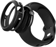 Akcesoria do smartwatchy - Etui matowe Spigen Liquid Air do Google Pixel Watch 2 / 1, czarne - miniaturka - grafika 1
