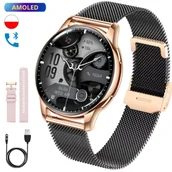 Smartwatch - Rubicon Diana RBN-Diana-BLK-RG Czarny - miniaturka - grafika 1