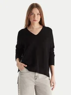 Swetry damskie - Kontatto Sweter 3M0842C Czarny Relaxed Fit - miniaturka - grafika 1