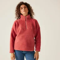 Bluzy sportowe damskie - Regatta Damski polar z suwakiem Zeeke Jasnoczerwony, Rozmiar: 44 - miniaturka - grafika 1
