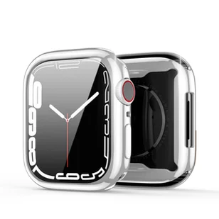 Dux Ducis Samo etui do Watch 7 41mm elastyczny pokrowiec na zegarek srebrny - Akcesoria do smartwatchy - miniaturka - grafika 3