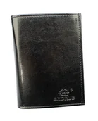 Portfele - Portfel Męski ANDRUS (PL) Skóra Włoska Duży Pionowy Bez Zapięcia Dwa Skrzydełka Duża Kieszeń Na Bilon - miniaturka - grafika 1