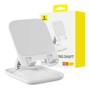 Selfie stick - Składany stojak na tablet Baseus Seashell (biały) - miniaturka - grafika 1