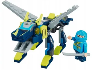 Playtive Clippys klocki zestaw klocków Mini smok + ludzik 99el - Klocki - miniaturka - grafika 1