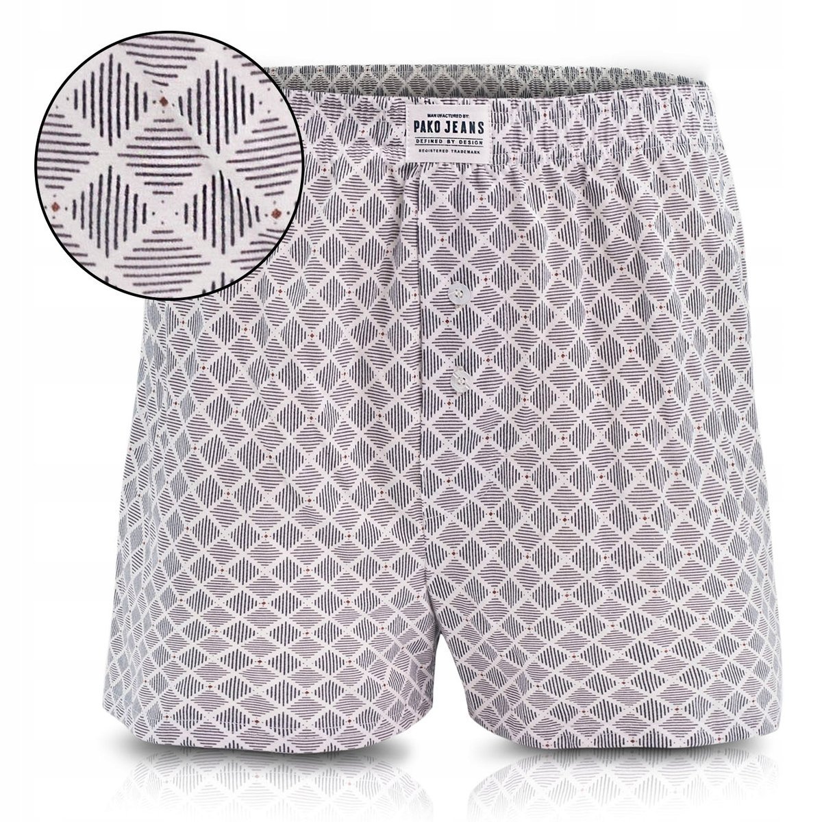 BOKSERKI Luźne Męskie Elastyczne Komfortowe Bawełniana Piżama Pako Jeans