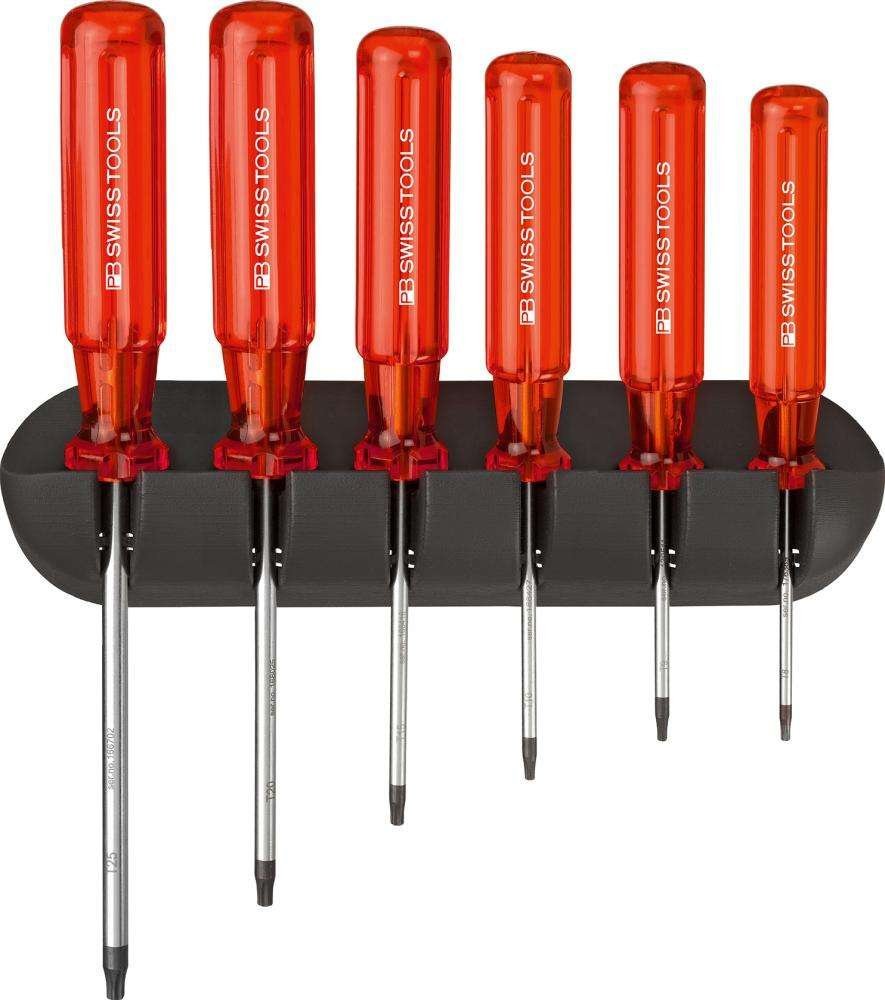 PB Swiss Tools Zestaw wkretaków 6-czesc. Torx w uchwycie sciennym Classic