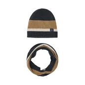 Czapki dla dzieci - Komplet czapka i komin Mayoral 10069 Brązowy - miniaturka - grafika 1