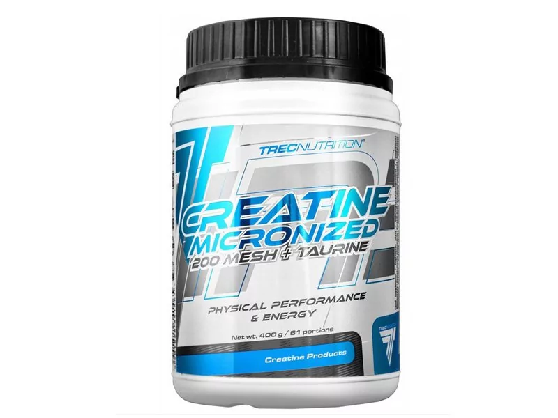 Mikronizowana kreatyna Trec Nutrition Creatine Micronized 200 Mesh + Taurine 400 g Jar (5902114017811)