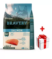 Sucha karma dla psów - Bravery Grain Free Adult Medium Large Salmon 12kg + niespodzianka dla psa GRATIS! - miniaturka - grafika 1