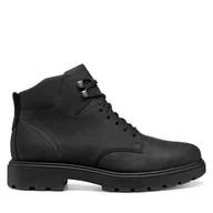 Botki męskie - Trzewiki Geox U Spherica Ec7 U56FRC 000FF C9999 Czarny - miniaturka - grafika 1