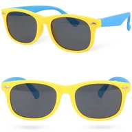 Okulary przeciwsłoneczne - NIEŁAMLIWE Okulary przeciwsłoneczne dla dzieci dziecięce ALEX YELLOW-BLUE - miniaturka - grafika 1