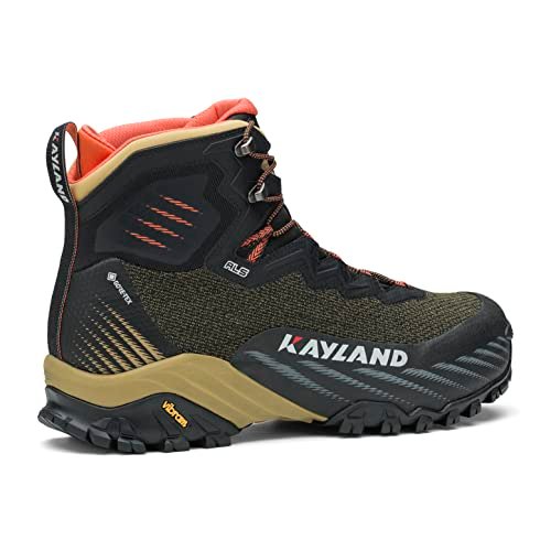 Kayland Duke Mid GTX męskie buty trekkingowe, Czarny Ocher, 43.5 EU