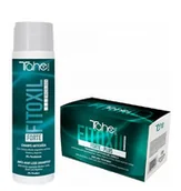 Zestawy kosmetyków damskich - Tahe Botanic Tricology Fitoxil Forte Plus, zestaw do pielęgnacji domowej, szampon + ampułki - miniaturka - grafika 1