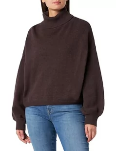 CARNEA Damski sweter z golfem 25825303-CA04, brązowy, M/L, brązowy, M-L - Swetry damskie - miniaturka - grafika 1