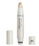 Rozświetlacze do twarzy i ciała - IsaDora Highlighter Stick'N Brush Sparkling Beige - miniaturka - grafika 1