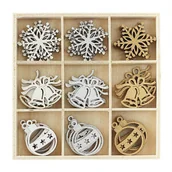 Pozostałe akcesoria dla plastyków - Galeria Papieru Ozdoby drewniane pudełko Święta/2 (45) - miniaturka - grafika 1