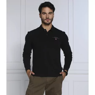 Napapijri Polo ELBAS LS 4 | Regular Fit - Koszule męskie - miniaturka - grafika 1