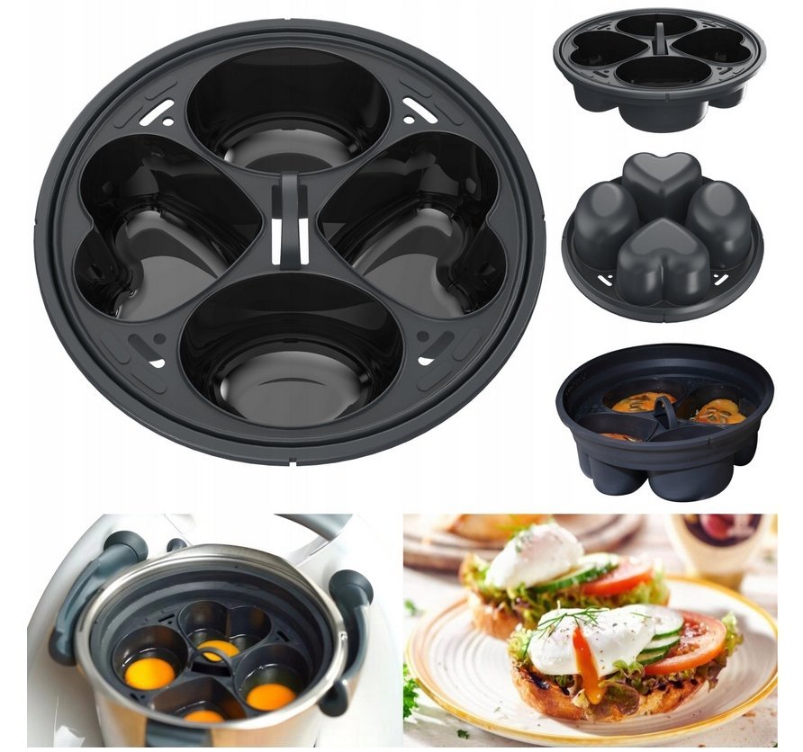 WKŁAD DO JAJEK THERMOMIX MONSIEUR CUISINE GOTOWANIE 4 JEDNOCZEŚNIE