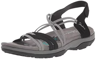 Skechers Reggae Slim Takes Two, sandały damskie, czarny, 36 EU - Sandały damskie - miniaturka - grafika 1