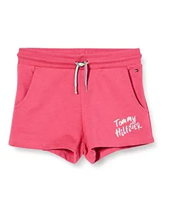 Tommy Hilfiger Dziewczęce szorty On Graphic, różowy, 80 cm - Spodenki damskie - miniaturka - grafika 1