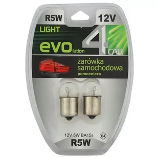 Zestaw żarówek samochodowych R5W 12V 5W BA15s 4CAR - Żarówki samochodowe - miniaturka - grafika 1