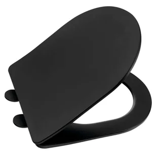 Sapho Paco - Deska sedesowa SoftClose, czarna PCS1012B - Deski sedesowe - miniaturka - grafika 1