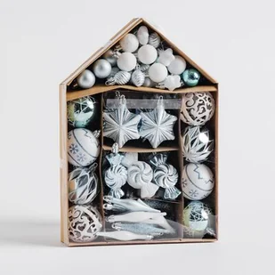 Bombki Festive House komplet 73 szt.niebieski - Bombki - miniaturka - grafika 1