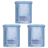 Zestawy kosmetyków damskich - Wella Blondor Multi Blond Powder, Zestaw do włosów: rozjaśniacz w proszku, 3x800g - miniaturka - grafika 1
