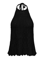 Swetry damskie - Bestseller A/S Damski sweter ONLFREJA Life SL STRUCTUR uchwyt NCK KNT, czarny, XL, czarny, XL - miniaturka - grafika 1