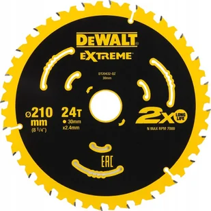Dewalt tarcza pilarska 210x30/24 zęb - Tarcze do pił - miniaturka - grafika 1
