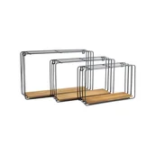 Meble modułowe i akcesoria - Zestaw trzech półek ściennych Loft - miniaturka - grafika 1