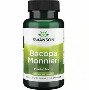 Bacopa Monnieri 250 mg (90 kaps.) - Witaminy i minerały - miniaturka - grafika 1